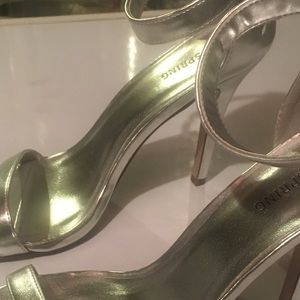 Silver heels